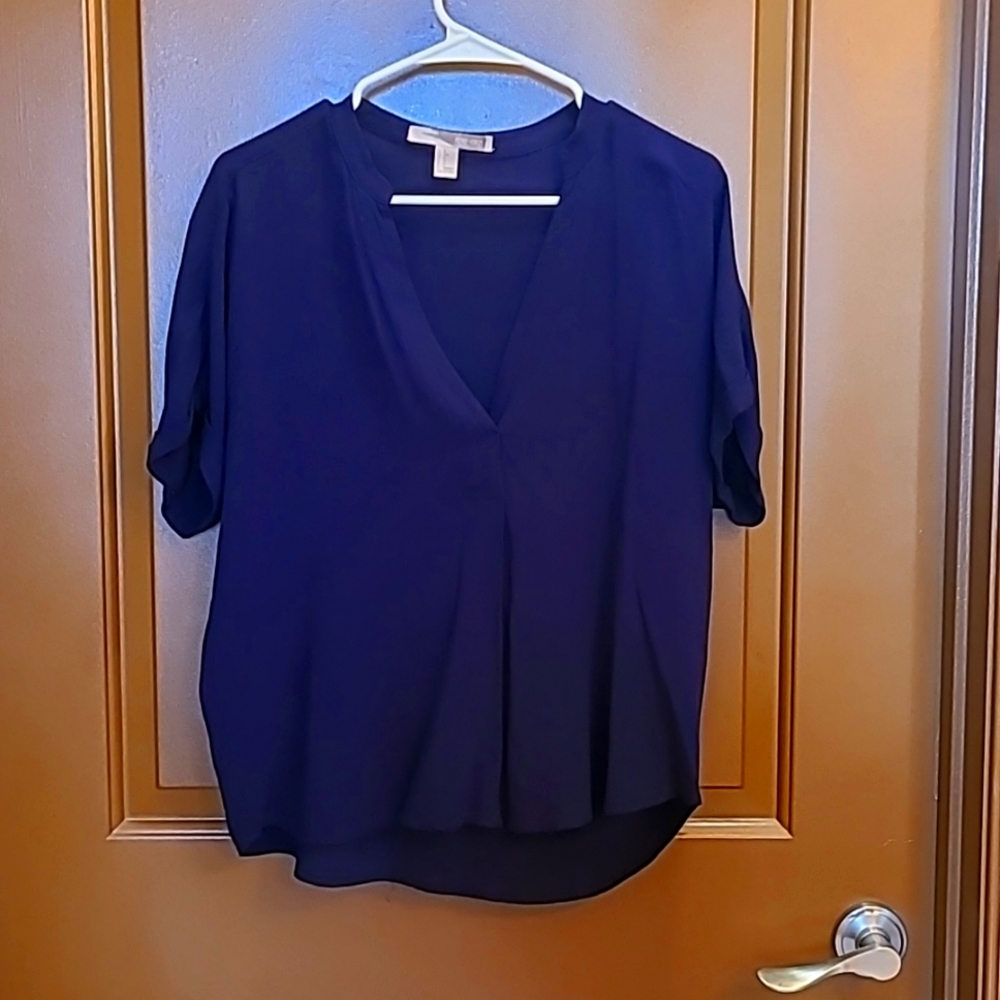 Forever 21 navy blouse small